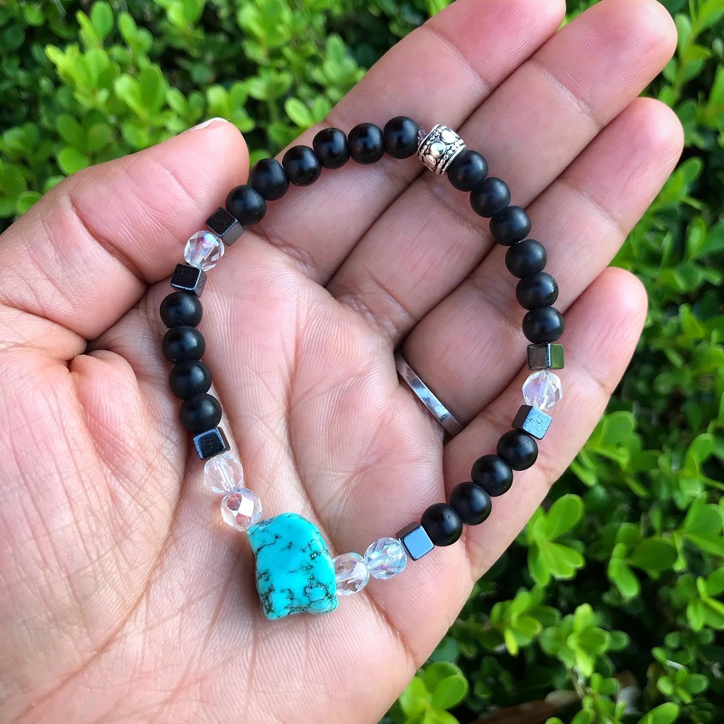 Turquoise stone bracelet