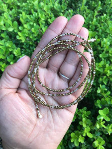 Size 36 inch screw on waist beads