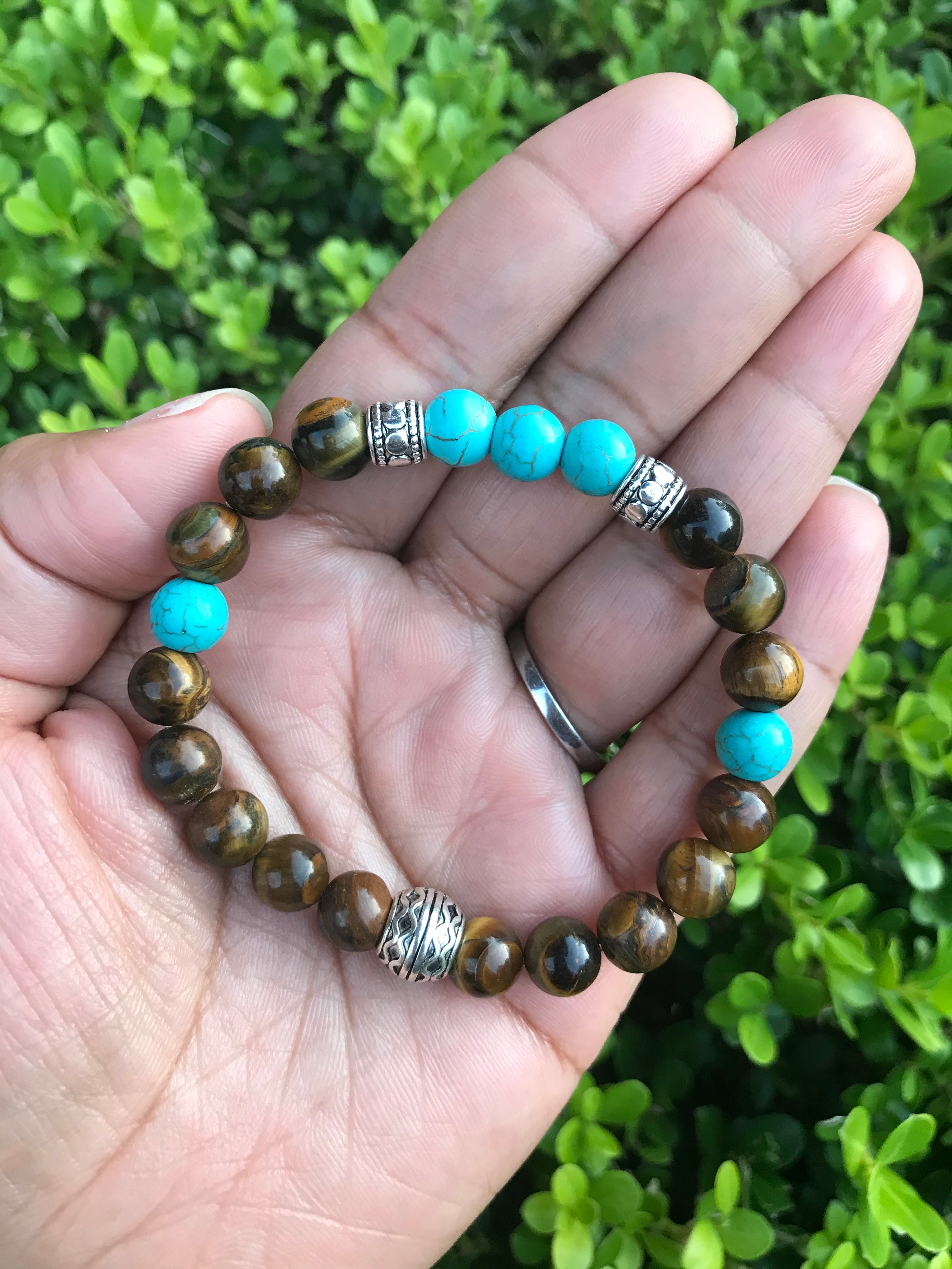 Tiger’s Eye and Turquoise bracelet