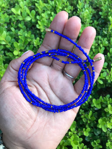 Size 37 inch screw on waist beads